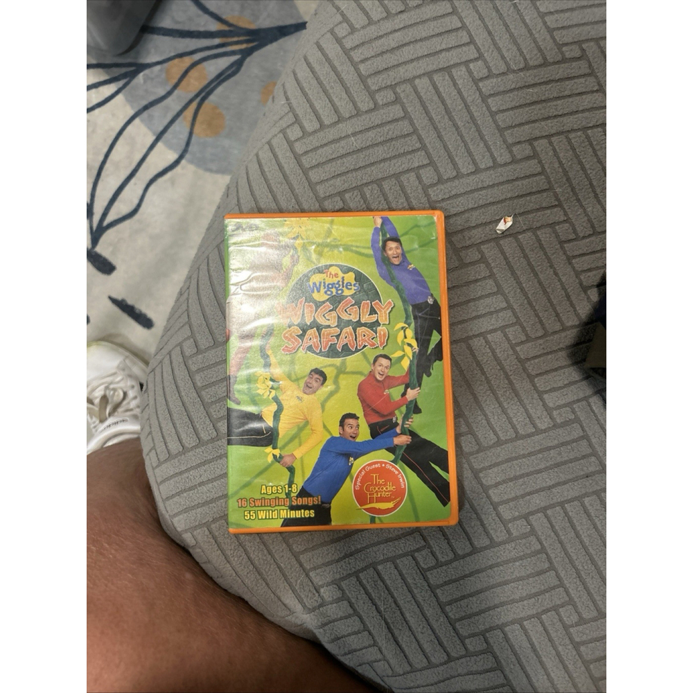 The Wiggles Wiggly Safari DVD 2002 Featuring The Crocodile Hunter Songs Special